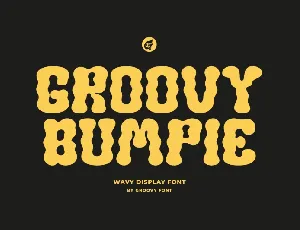 Groovy Bumpie font