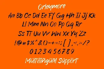 Orleymore font