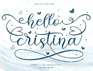 Hello Cristina font