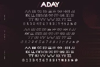 Aday Demo font