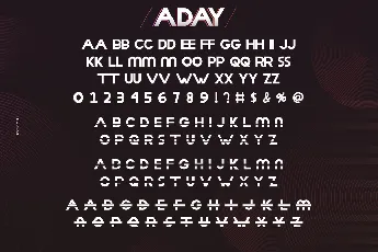 Aday Demo font