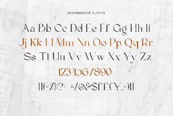 Scoth Brace font