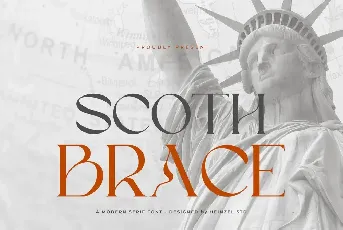 Scoth Brace font