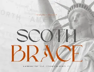 Scoth Brace font