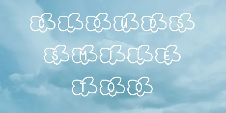 Clouds Smile Too font