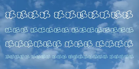 Clouds Smile Too font