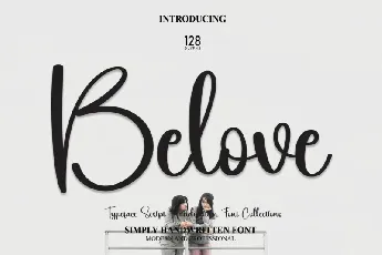 Belove Script Typeface font