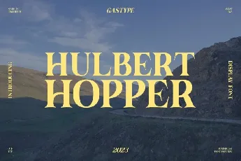 Hulbert Hopper font