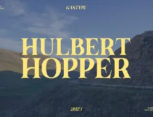 Hulbert Hopper font