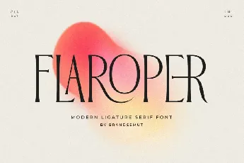 Flaroper font