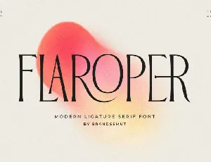 Flaroper font