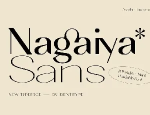 Nagaiya font