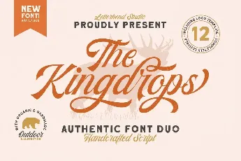 The Kingdrops font