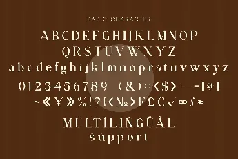 Renava font