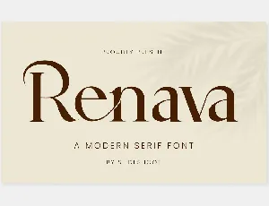 Renava font