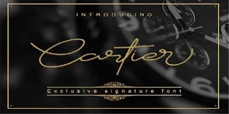 Cartier font