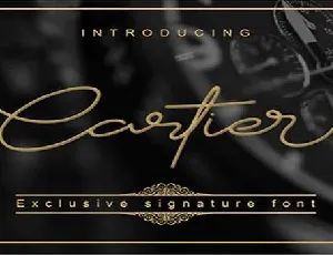 Cartier font