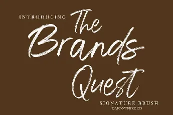 The Brands Quest font