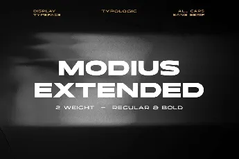 Modius Extended font