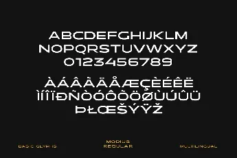 Modius Extended font