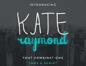 Kate Raymond font