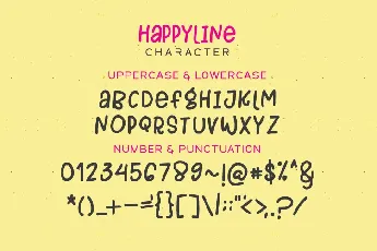 HAPPYLINE font