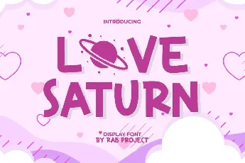 Love Saturn Demo font