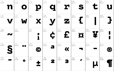 Drafting* Mono font