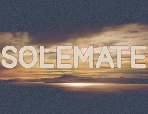 Solemate font