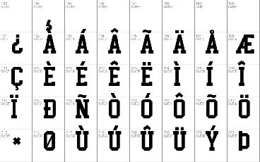 College Block font