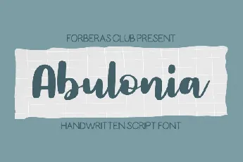 Abulonia font