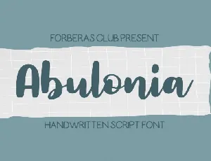 Abulonia font