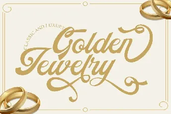 Golden Jewelry font