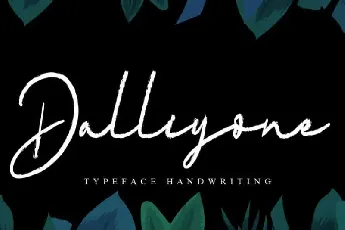 Dalliyone Script font