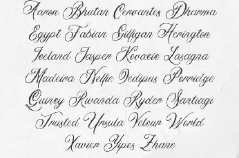 Straight Neckline font