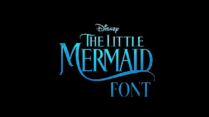 The Little Mermaid font