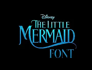 The Little Mermaid font