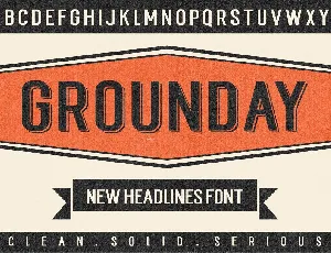 Grounday font