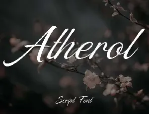 Atherol font