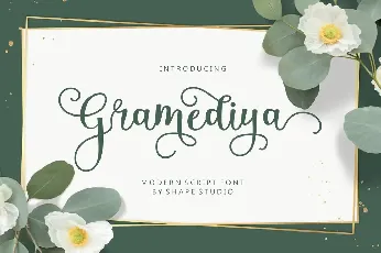 Gramediya Script font