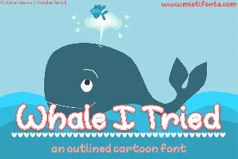 Whale I Tried font