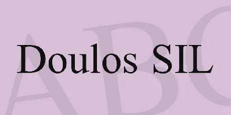 Doulos SIL font