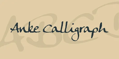 Anke Calligraph font