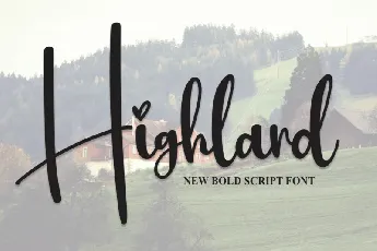 Highland Script font