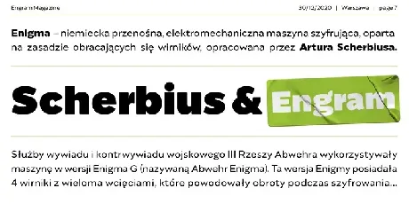 Engram Family font