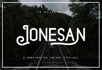 Jonesan font