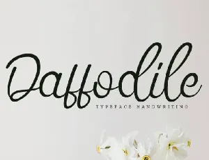 Daffodile Script font