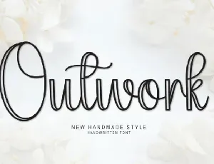 Outwork Script font