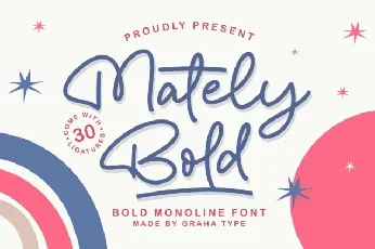 Mately Bold font