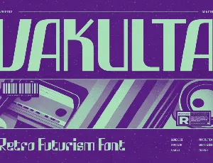 VAKULTA Trial font